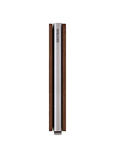 Secrid - color: Brown, size: 6.5 x 10.2 x 2.1 cm