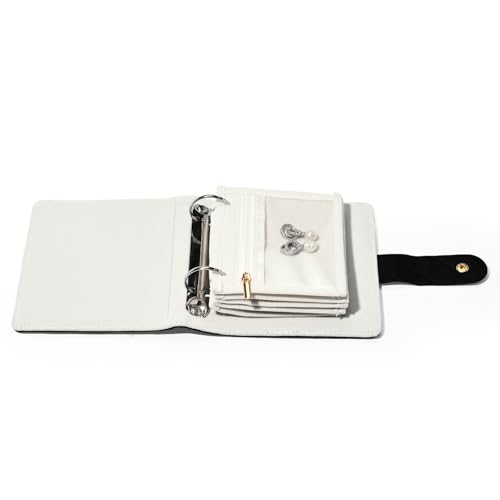 Oirlv Travel Jewelry Organizer Book Black - color: Black