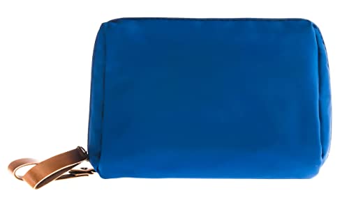 Small Makeup Bag for Purse Portable Waterproof Cosmetic Bag Travel Makeup Pouch for Women (Blue, Square) - color: Blue