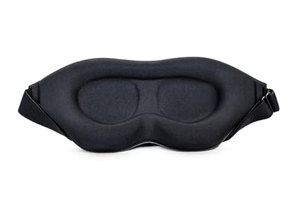 Black Out Sleep Mask, Light-Blocking Cover, Adjustable Travel Shade, Padded Comfort Mask for Adults, Ideal for Deep Rest