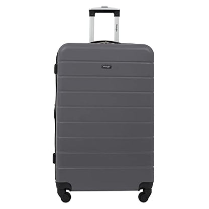 Wrangler Smart Spinner Hardside Luggage, 3 Piece Set, Quiet Shade - color: Quiet Shade, size: 3 Piece Set