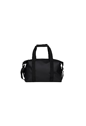 RAINS Hilo Weekend Bag Small – Waterproof Travel Gym Duffel, 4.8 gal - color: black