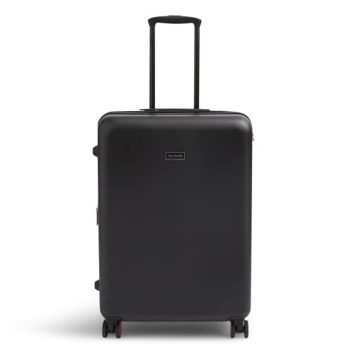 Vera Bradley Women's Hardside Rolling Suitcase Luggage, Black, 22" Carry On, 26" Check In, & 29" Check In - color: Black