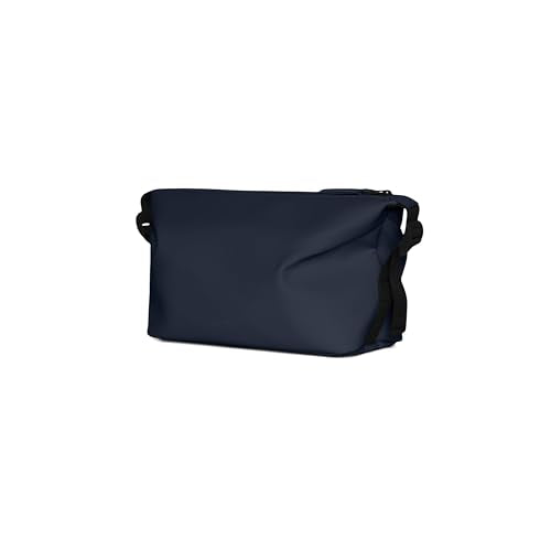 RAINS Weekend Wash Bag – Waterproof Toiletry, Makeup Kit Organizer, 1.2 gal - color: Navy