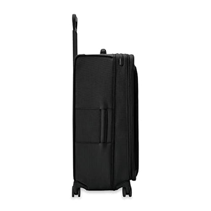Briggs & Riley Baseline Extra Large Expandable Softside Spinner, Black - color: Black, size: 31" Checked