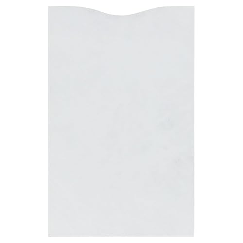LUXPaper Tyvek Credit Card Sleeves | 2 1/4" x 3 1/2" | White | 14lb. Text | 50 Qty - color: White Tyvek, size: 50 Qty.