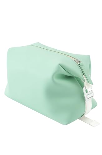 6"x11" 6L Silicone Toiletry Bag, Turquoise Blue - color: Turquoise Blue, size: 6L