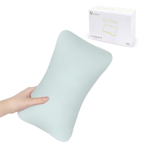 vocheer Small Pillow with Removable Cover, 11"x 7" Tiny Travel Pillow 1PC - color: Sage-1pc