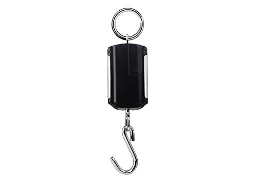 Klau Portable Fish Scale, 200 kg / 400 lb,Black and Silver - color: Black and Silver