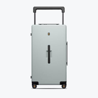 LEVEL8 Wide Handle Luggage, 28” Hardshell Large Checked Suitcase, Celadon - color: Celadon, size: 28Inch