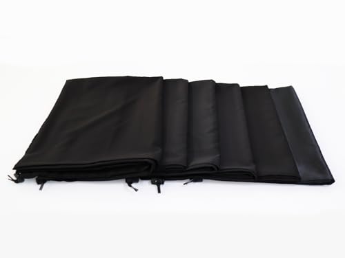 엑스트라 라지 세탁 가방 6팩, 블랙, 76.2cm x 101.6cm(30x40인치) - color: 블랙.