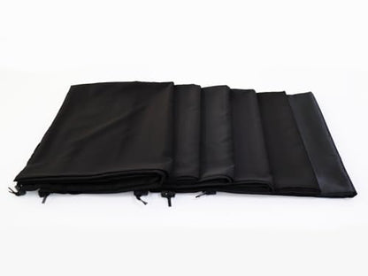 엑스트라 라지 세탁 가방 6팩, 블랙, 76.2cm x 101.6cm(30x40인치) - color: 블랙.