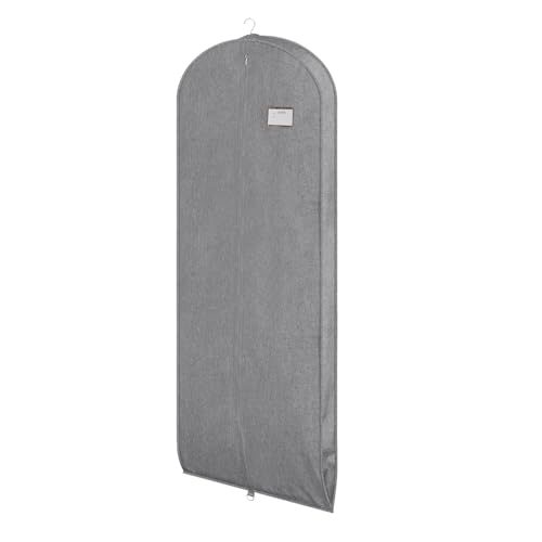 Univivi Garment Bag for Hanging Clothes and Travel, Gray, 60 Inch, 1 Pack - color: Gray, size: 24"X60"-1pcs (Garment Bag)