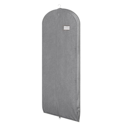Univivi Garment Bag for Hanging Clothes and Travel, Gray, 60 Inch, 1 Pack - color: Gray, size: 24"X60"-1pcs (Garment Bag)