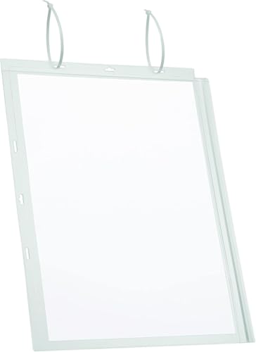 Durable Outdoor Sign Holder, Water-Resistant, Tabloid Size, 5 Pack - size: A3, style: With cable ties