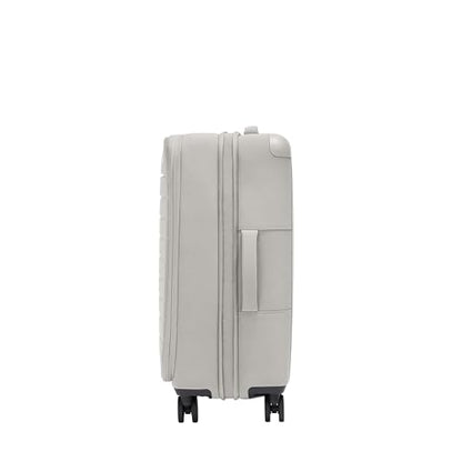 Away Medium Checked Luggage, 26-inch Lightweight Softside Spinner Suitcase - color: Cloud Gray