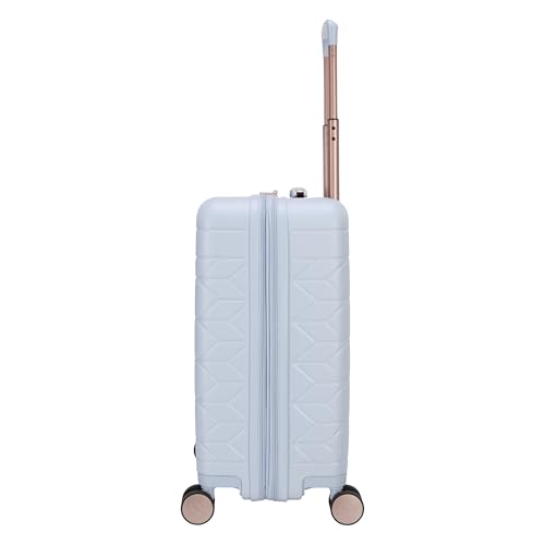 Jessica Simpson Aris 20" Expandable 8-Wheel Spinner Carry On Luggage Suitcase, Niagara Mist - color: Niagara Mist, size: Carry-On
