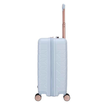 Jessica Simpson Aris 20" Expandable 8-Wheel Spinner Carry On Luggage Suitcase, Niagara Mist - color: Niagara Mist, size: Carry-On