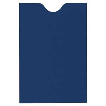 LUXPaper Credit Card Sleeves | 2 3/8" x 3 1/2" | Navy Blue | 80lb. Text | 50 Qty - color: Navy, size: 50 Qty.