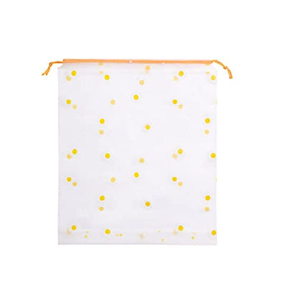 12 Pcs Daisy Drawstring Shoe Bags Pouches Matte Frosted Travel Storage Bag Flower Luggage Clothes Organizer Bags Waterproof Packaging Bags