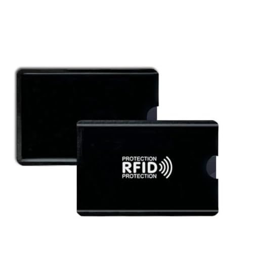 30 Pack RFID Blocking Sleeves, Credit Card Protector Holders for Contactless Cards - color: Black