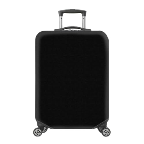 MAYJOYDIY Black Luggage Cover Suitcase Protector Travel Suitcase Cover Anti Scratch Luggage Protector Dust-Proof Washable Baggage Sleeve Fits 27-30 Inch Luggage (Size L) - size: L(27-30 Inch)