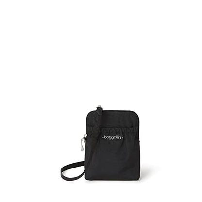 Baggallini RFID Bryant Pouch - color: Black With Sand Lining