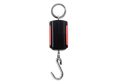 Klau Portable Mini Crane Scale,200 kg / 400 lb,Black and Red - color: Black and Red