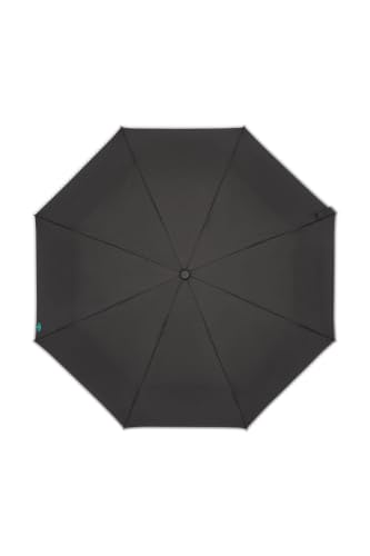 Coolibar Unisex Sanya Compact Umbrella - UPF 50+ Sun Protection - Cabana - color: Matte Black