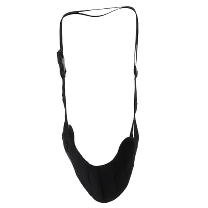 CALLARON Portable Foot Rest for Airplane Travel Adjustable Foot Hammock with Padded Support Foldable Travel Accessory for Office Footrests and Desk Leg Rest Includes Storage Bag