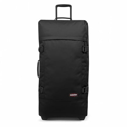 Eastpak Tranverz L – 121L Large Wheeled Luggage with Dual Compartments, TSA Lock, Compression Straps & Smooth-Wheeling System, Black - color: Black, size: 121 Liter Checked Bag