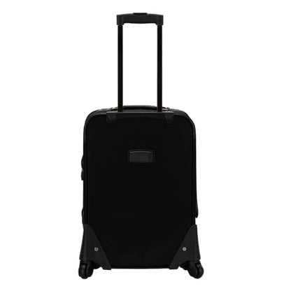 Rockland Pasadena Expandable Spinner Carry-on 19", Black Gray - color: Black/Gray