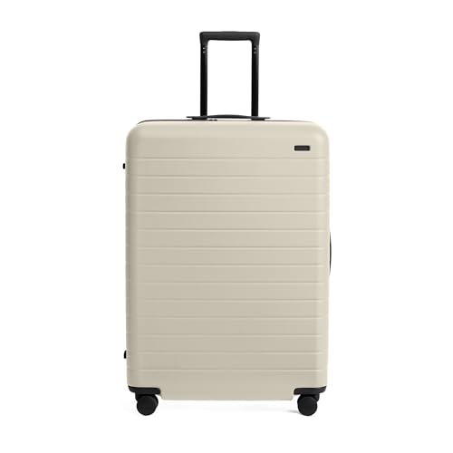 Away Large Checked Luggage, 29-inch Lightweight Hardside Spinner Suitcase - color: Salt White Matte