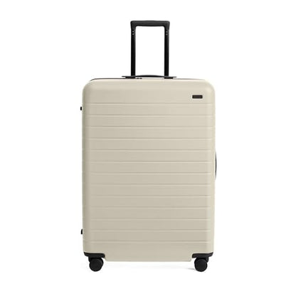 Away Large Checked Luggage, 29-inch Lightweight Hardside Spinner Suitcase - color: Salt White Matte