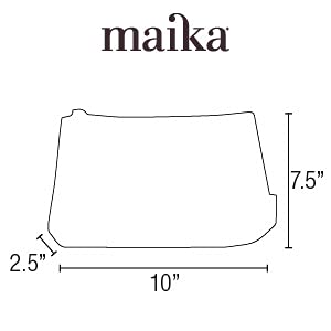 MAIKA Recycled Canvas Travel Pouch - color: Echo Tangerine, size: Small