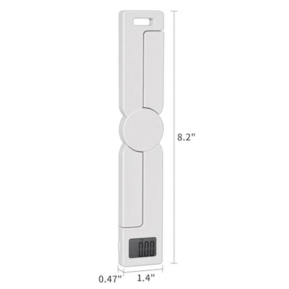 Folding Digital Kitchen Scale, Portable Food Scale, Travel Food Scale with LCD Display, Multiple Unit Conversion, Compact Small Scale for Measuring Intake of Healthy