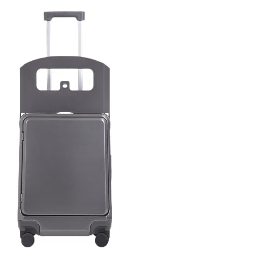 Apellia 20-Inch Carry-on Luggage with Foldable Seat Ride-on Suitcase for Kids 4-8 & Adults, TSA Lock, USB Charger Port, 360 Spinner Wheels, Cabin Approved Expandable Suitcase, Grey - color: Grey