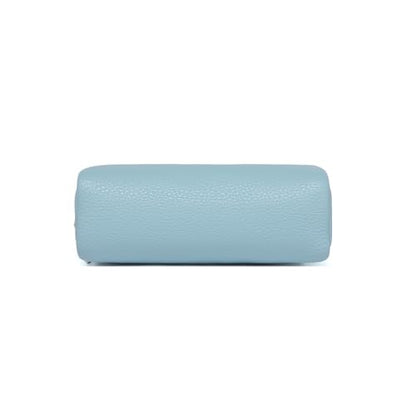 Makeup Bag for Purse Travel Cosmetic Bag (PU Phthalocyanine blue) - color: Phthalocyanine blue