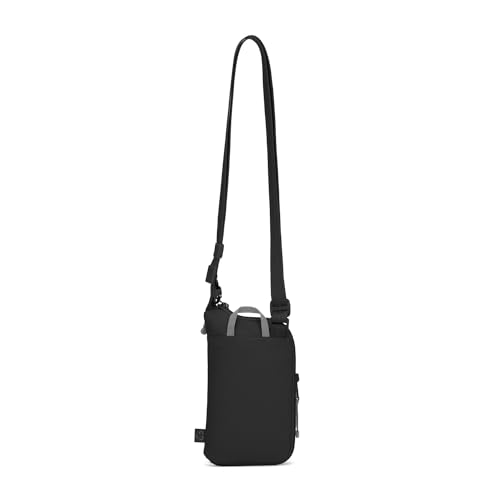 Pacsafe Unisex Pacsafe Go Anti Theft Tech Crossbody - color: Jet Black