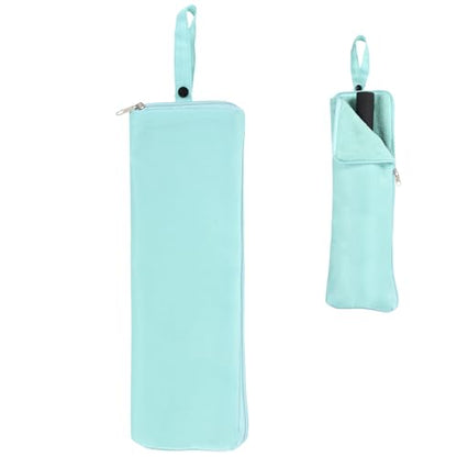 uxcell Wet Umbrellas Bag 10x4" Waterproof Oxford Cloth Reversible - color: Sky Blue, size: 10x4"