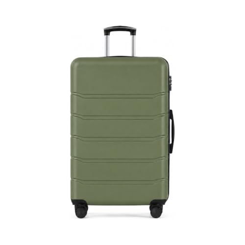 NEWBULIG 20 Inch Carry On Luggage, Suitcase with Spinner Wheels - color: Green, size: 20 Inch