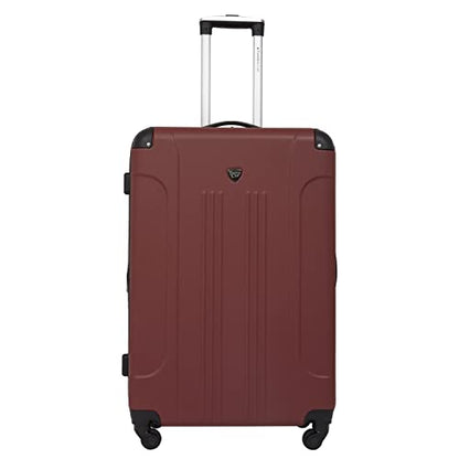 Travelers Club Chicago Hardside Expandable Spinner Luggage, Apple Butter, 3 Piece Set - color: Apple Butter, size: 3-Piece Set