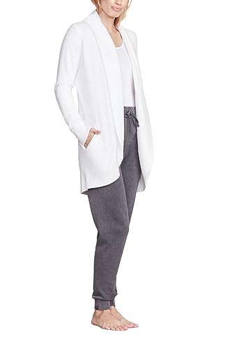 Barefoot Dreams® CozyChic Lite® Circle Cardi - color: Sea Salt, size: Large