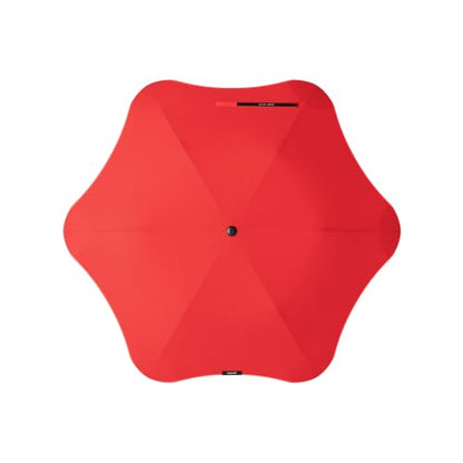 BLUNT Metro Windproof Travel Umbrella - 39" Compact Umbrella for Wind and Rain, Portable, Heavy Duty, UV Protection - color: Red