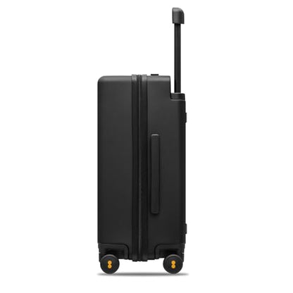 LEVEL8 Wide Handle Carry on Luggage, 20 Inch Hardshell Suitcase, Black - color: Black, size: 20Inch