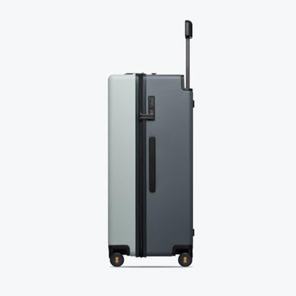 LEVEL8 Wide Handle Luggage, 28” Hardshell Large Checked Suitcase, Celadon - color: Celadon, size: 28Inch