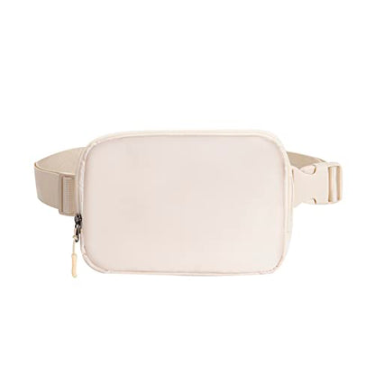 Belt bag Fanny pack crossbody bags for women Everywhere belt bag (ivory) - color: ivory