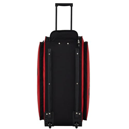 Wrangler 30" Wesley Rolling Duffel Bag, Salsa Red - color: Salsa Red