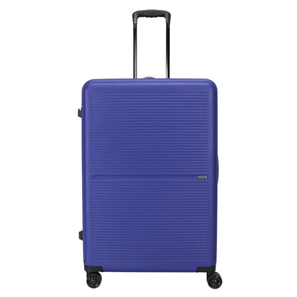 TRIPS AXIS 28-Inch Lightweight Durable Hardside 8-Wheel Spinner Checked Suitcase Size Luggage, Navy - color: Navy, size: LARGE CHECKED