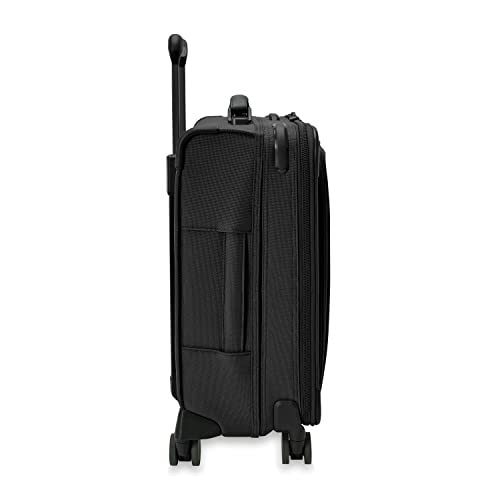 Briggs & Riley Baseline Global 21 Inch Softside Carry-On Spinner, Black - color: Black, size: 21" Carry-On